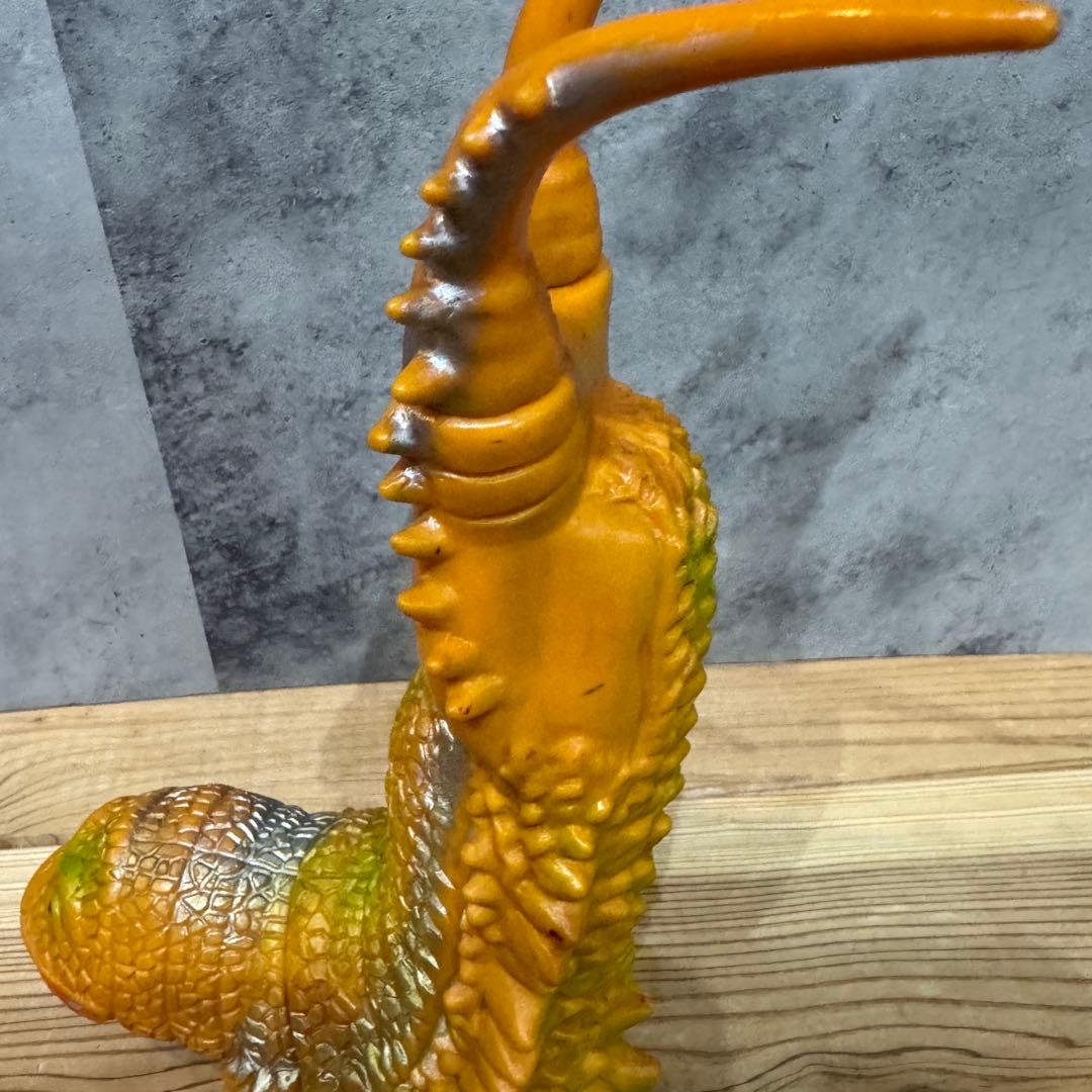 ブルマァク　ツインテール　ソフビ　黄成型　22cm　当時物