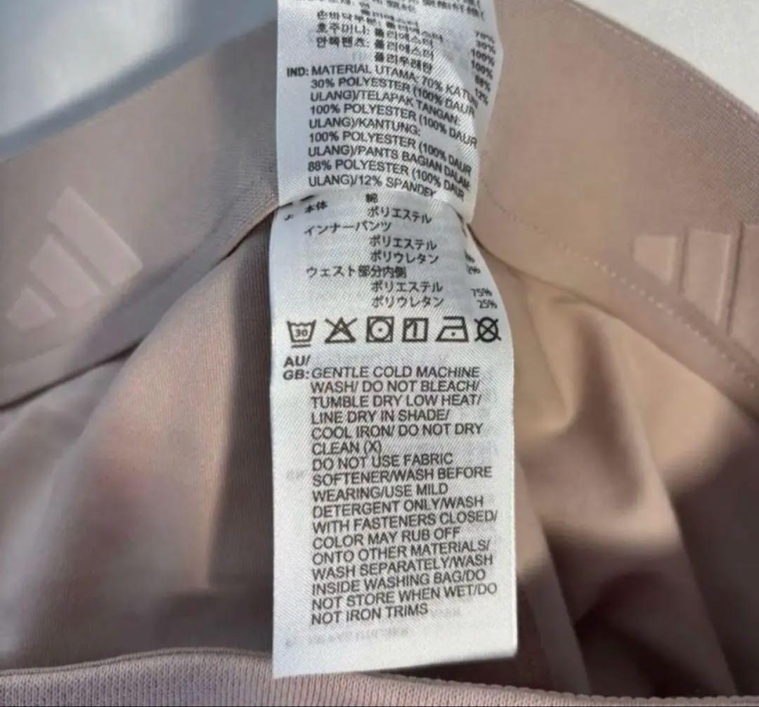 未使用　adidasゴルフ　スウェット裏起毛　 セットアップ　くすみピンク