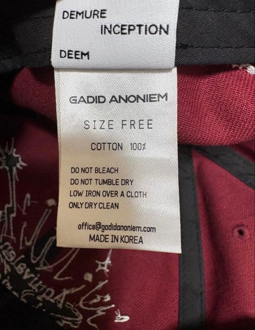 Aquilvalen ztheorie 刺繍キャップ