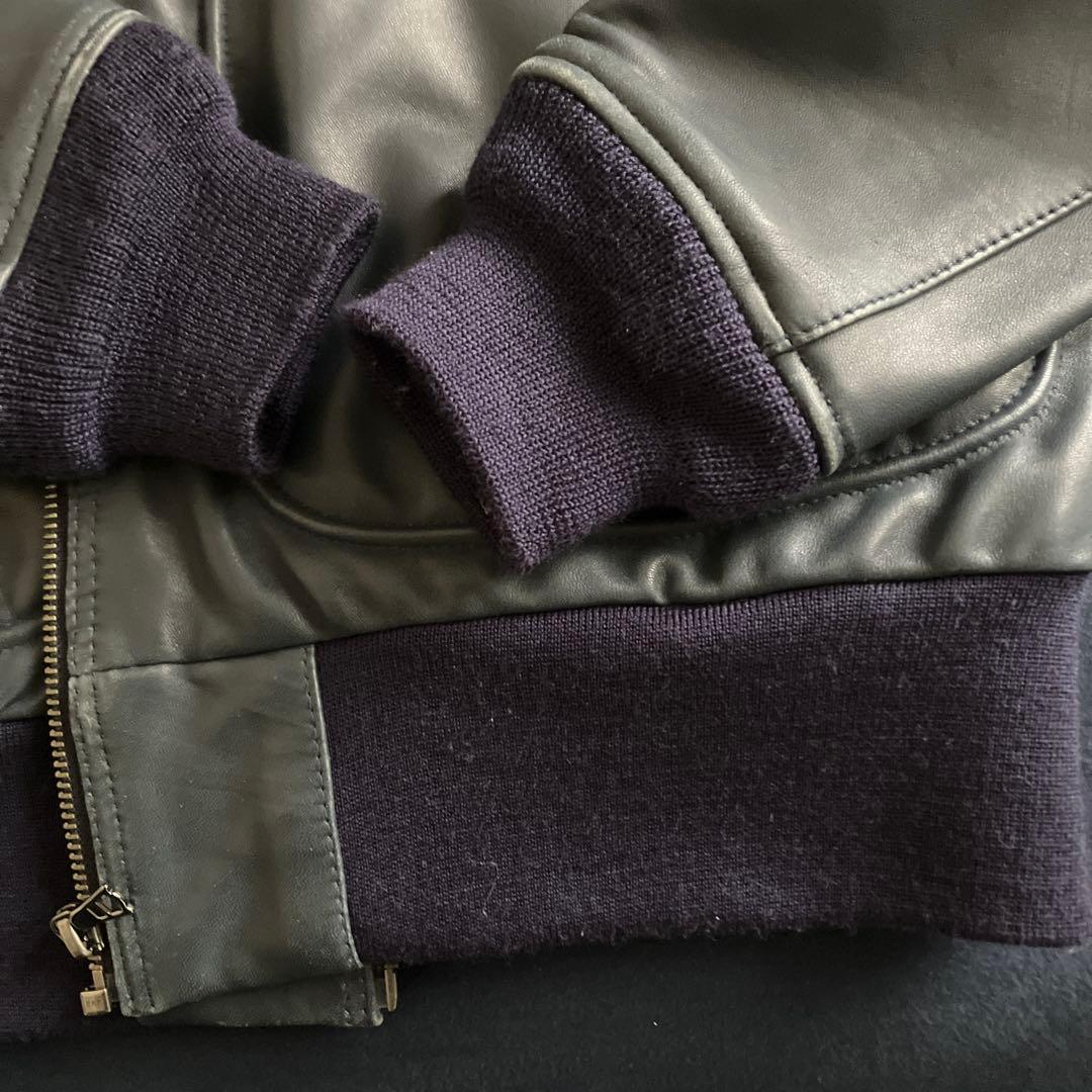 ヒステリックグラマー　レザーライダース/Lサイズ/ローリングストーンズ