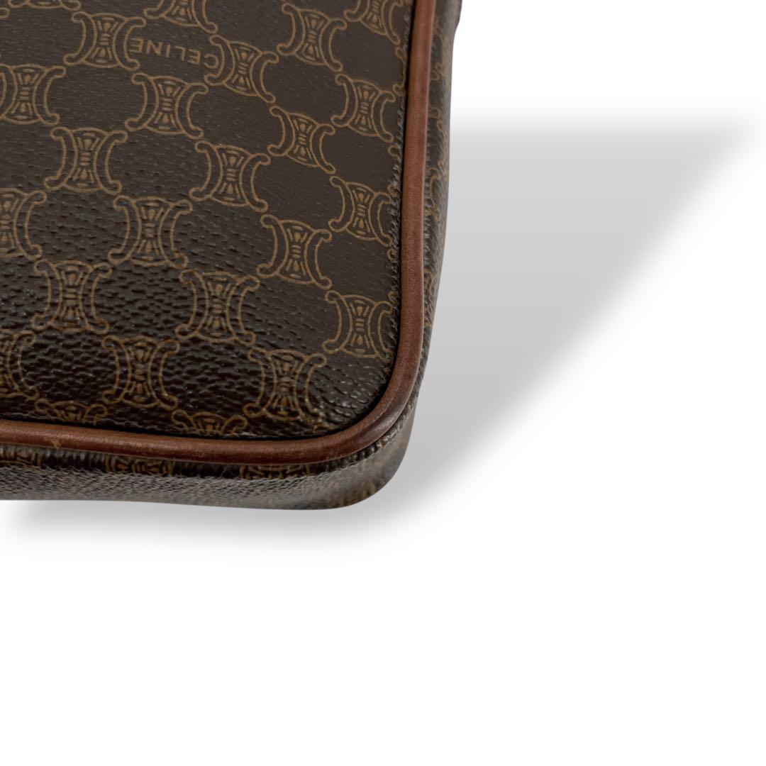 オールド　セリーヌ　ショルダーバッグ　カメラバッグ　マカダム　トリオンフ　PVC