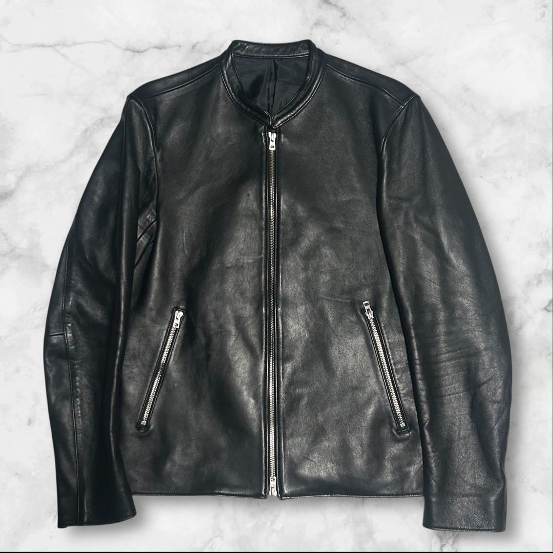 きーちゃん LIDNM レザーライダースジャケット　シングルライダース　シ