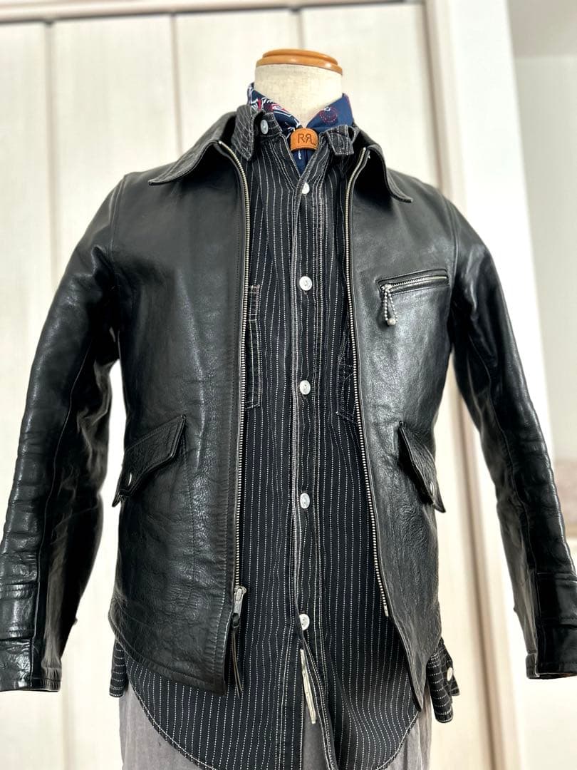 ボ*エ様 Pherrow's フェローズ SJ88 ホースハイド レザースポーツ