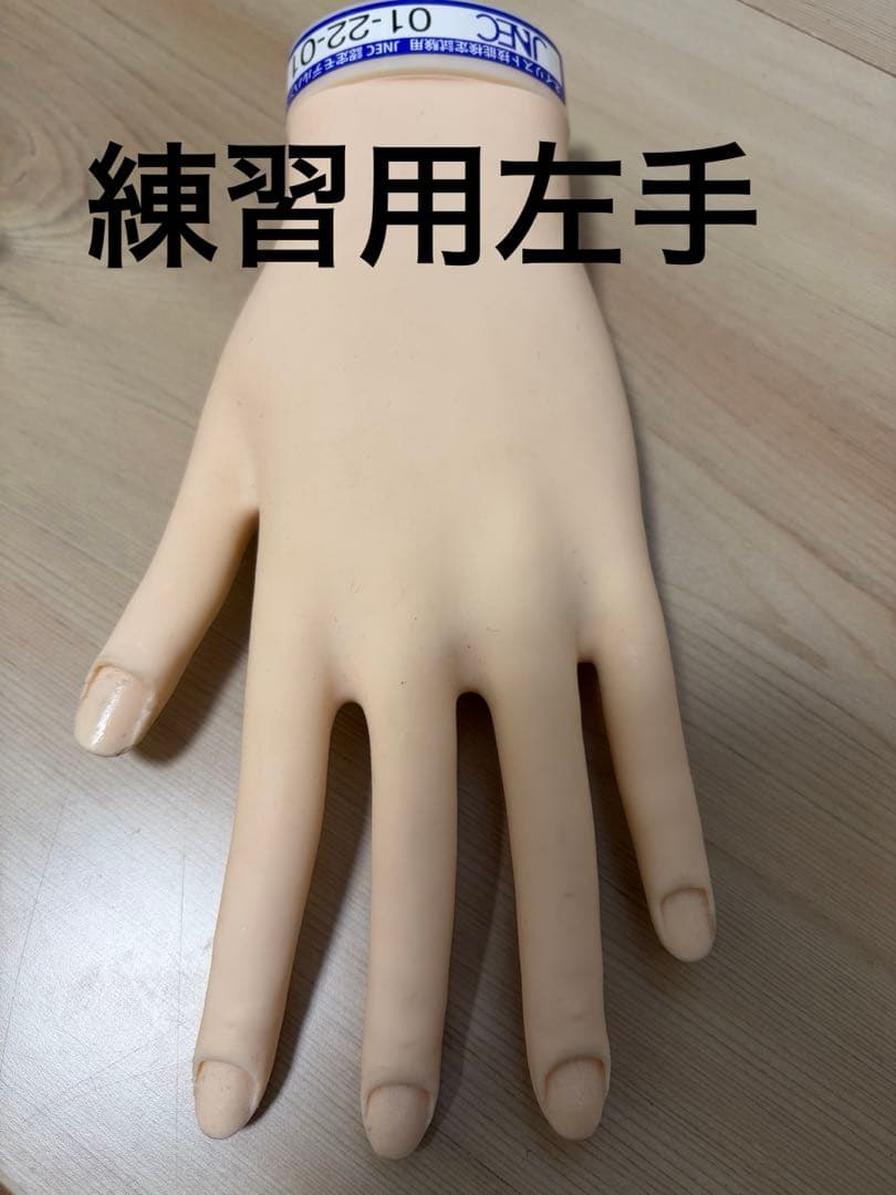 ネイル検定、ネイルアート練習用手モデルセット