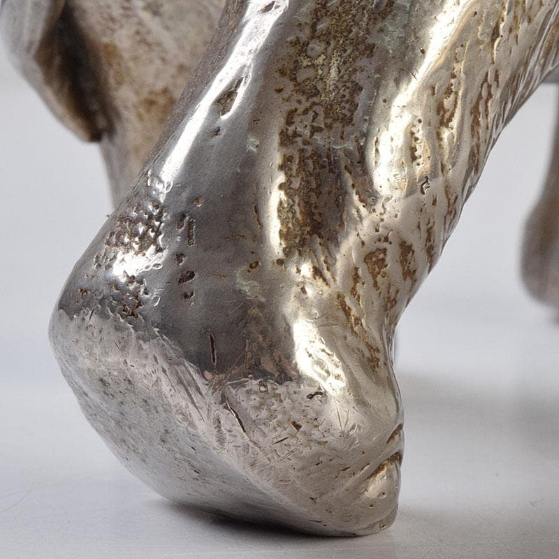 金属工芸　象　置物　重さ約1713g　V　9092