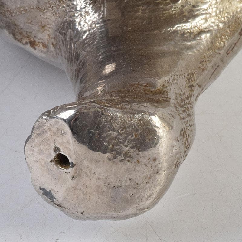 金属工芸　象　置物　重さ約1713g　V　9092