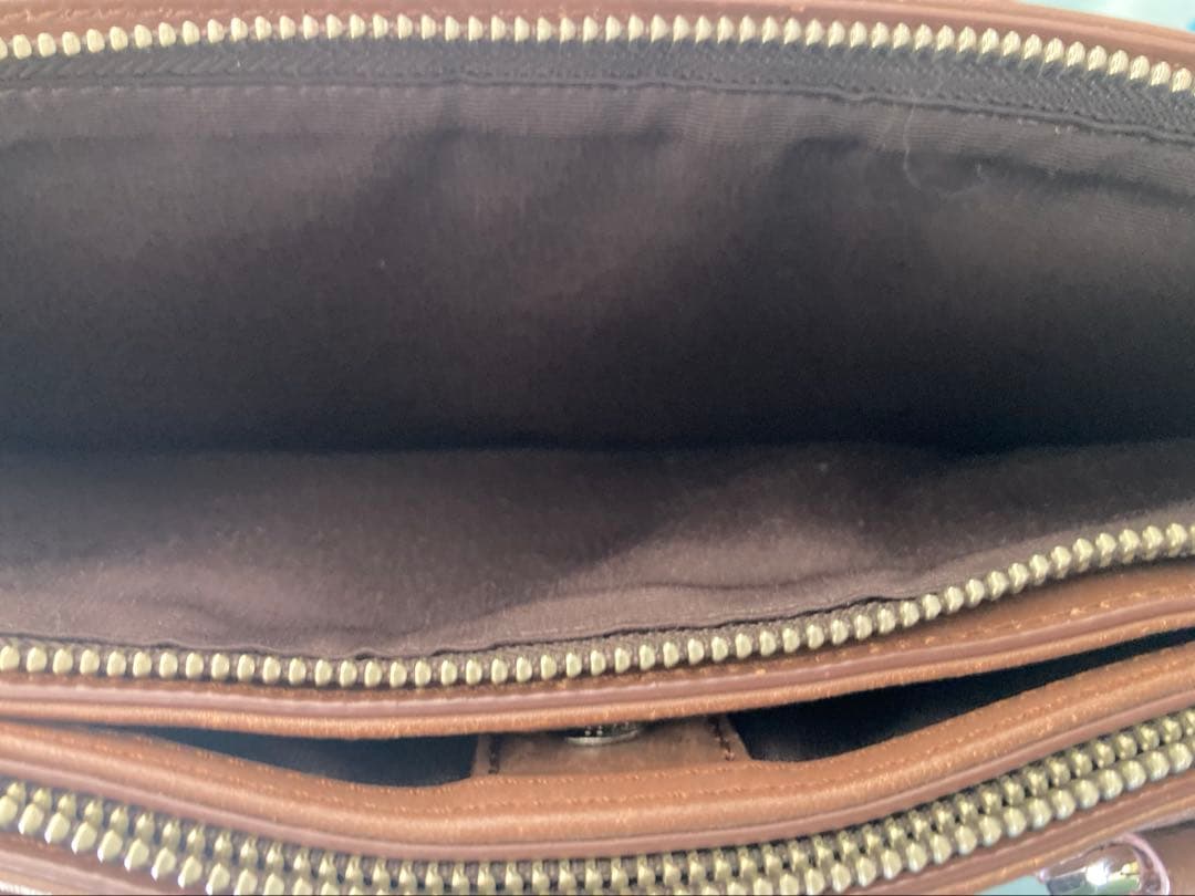 【美品】COACH レキシントンレザー メトロポリタントート ブラウン 3室