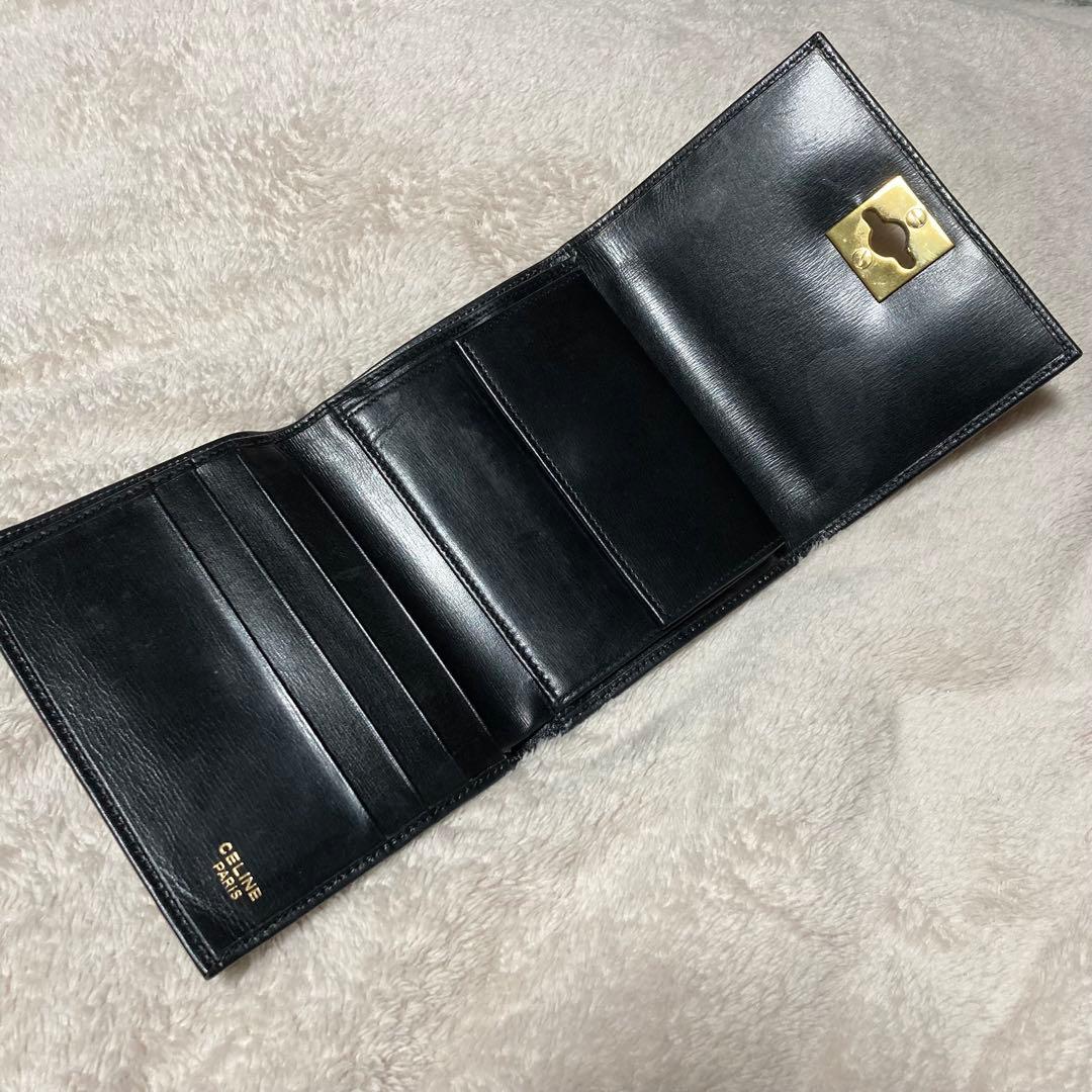 【オールド】CELINE ガンチーニ　レザー財布