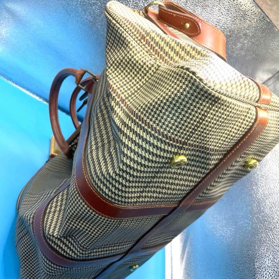 RalphLauren ポロラルフローレン ボストンバッグ　　千鳥柄