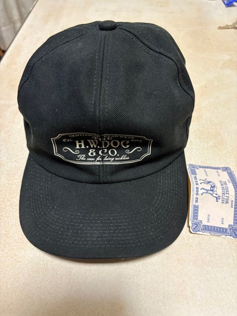 H.W.DOG & CO. ブラックキャップ