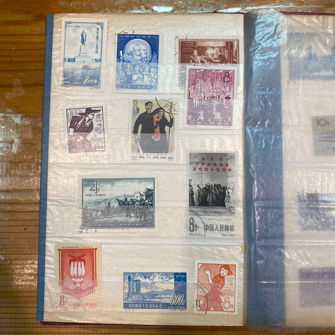 使用済切手セット（中国）