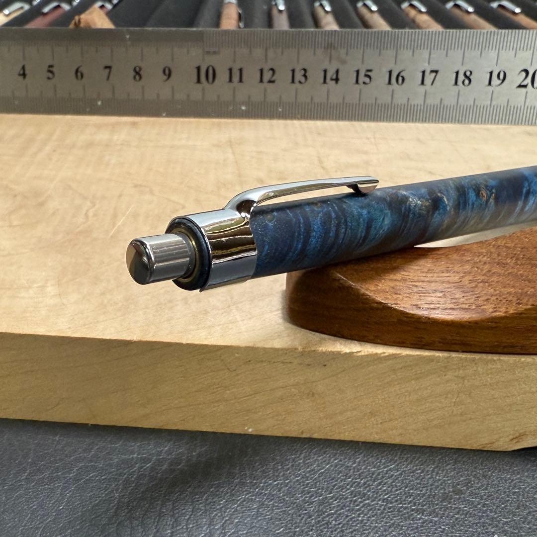 188楓瘤スタビ　木製シャーペン　最強低重心溝付き　ステンレス