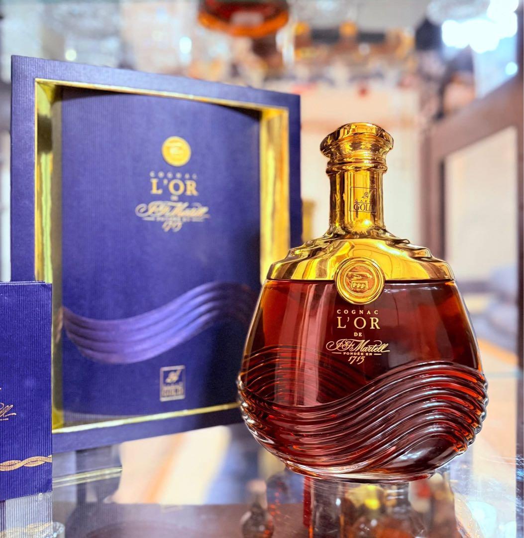 Martell L'OR コニャック 700ml ギフトボックス付き.