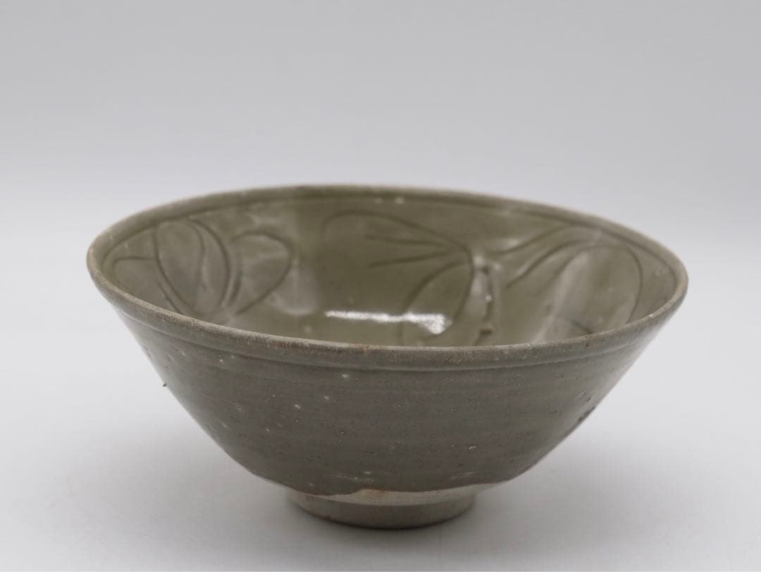 中国　青磁お碗　龍泉青磁　送料込み0425