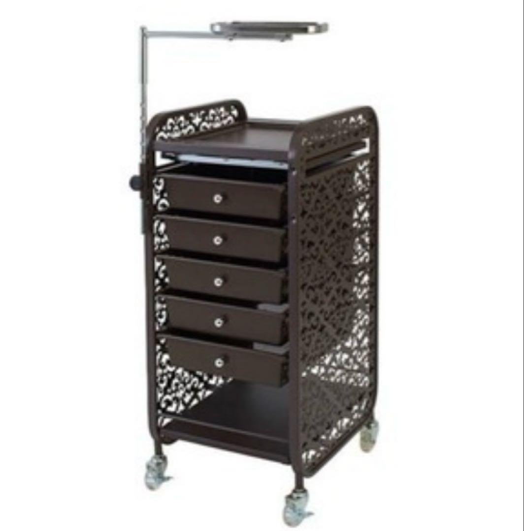 アラベスクワゴンダークブラウン マツエク サロンワゴン