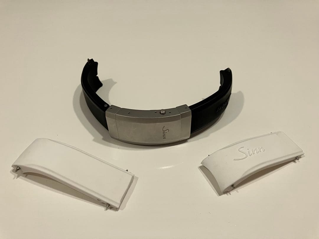 Sinn純正 ラージフォールディングバックル ステンレスマット・セット・20mm