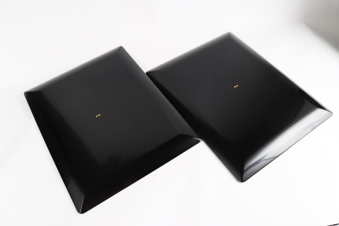 輪島塗 曽我路幸 黒 卓上膳 共箱 茶道具 5枚