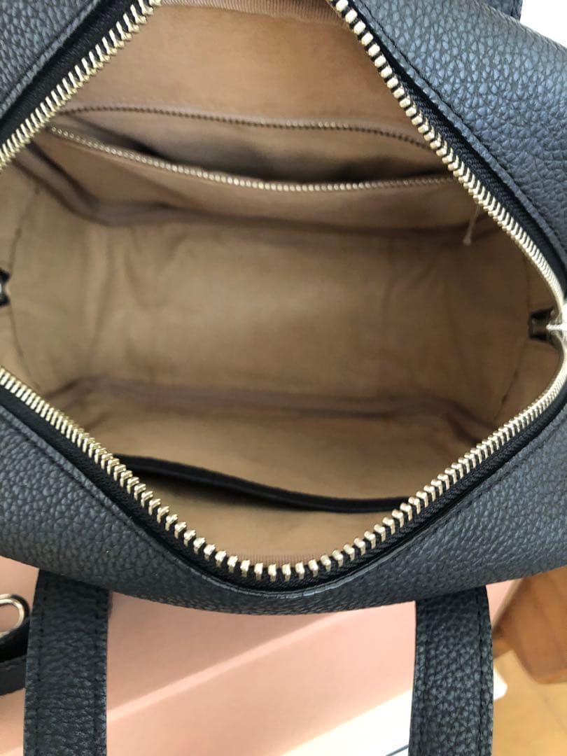 【chiiiibag】 Square Boston BLACK