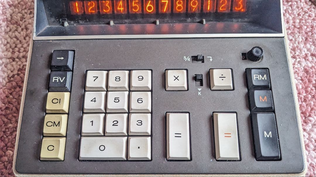 ニキシー管電卓　キャノンL121