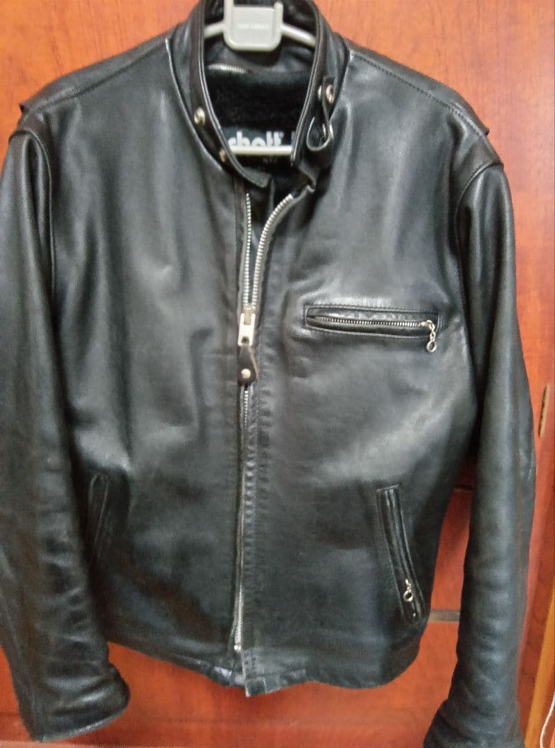 schottシングルライダースジャケット