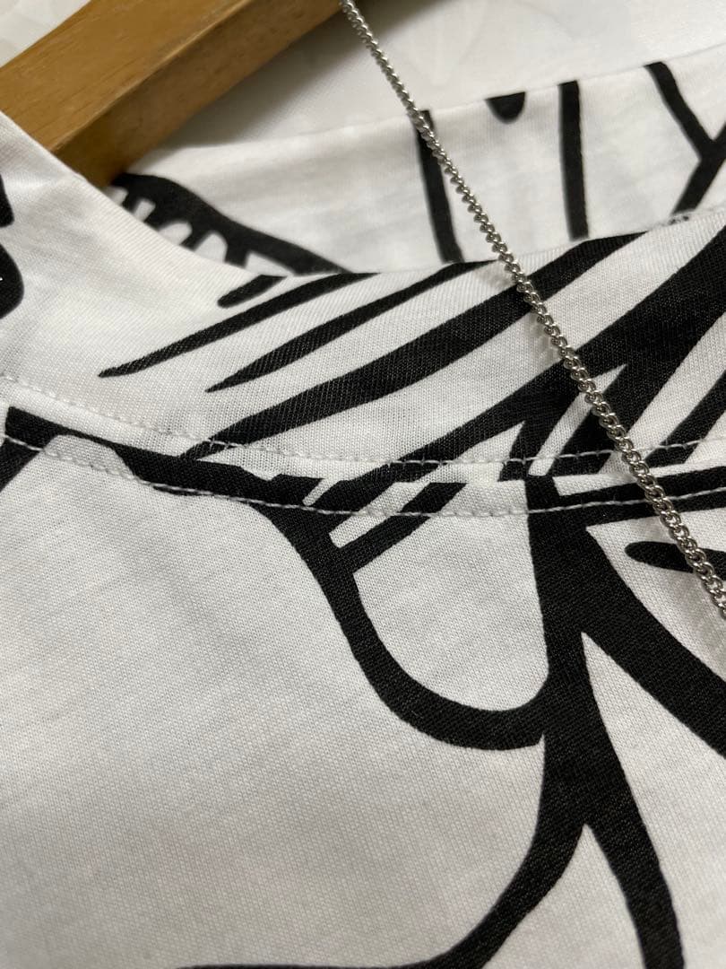 よっこ973新品 コイビトミサキ綿100 大花printAラインTU