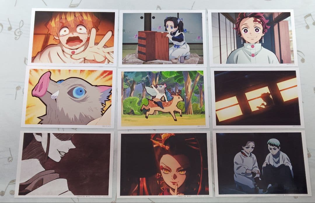 鬼滅の刃 場面写ブロマイドくじ 竈門炭治郎 我妻善逸 嘴平伊之助 竈門禰豆子