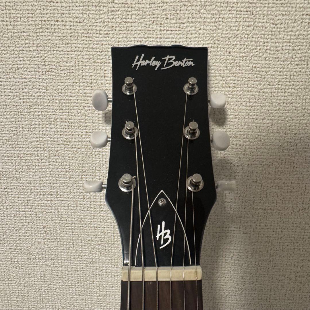 ギター Harley Benton DC-Junior Pelham Blue