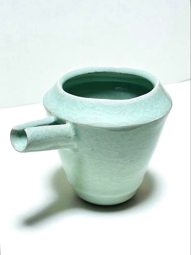 新品未使用　青磁　片口