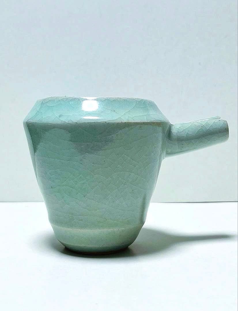 新品未使用　青磁　片口