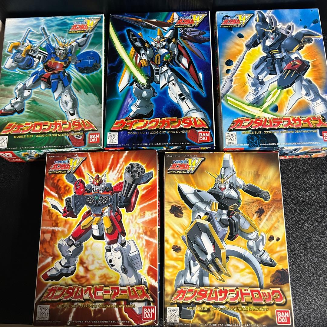 ガンダムW　旧キット　1/144 主役機　5機セット