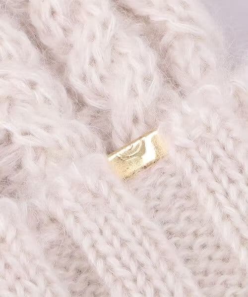 CA4LA カシラ ニット帽 EXWINTER 6 フォックスファー付 ブラック