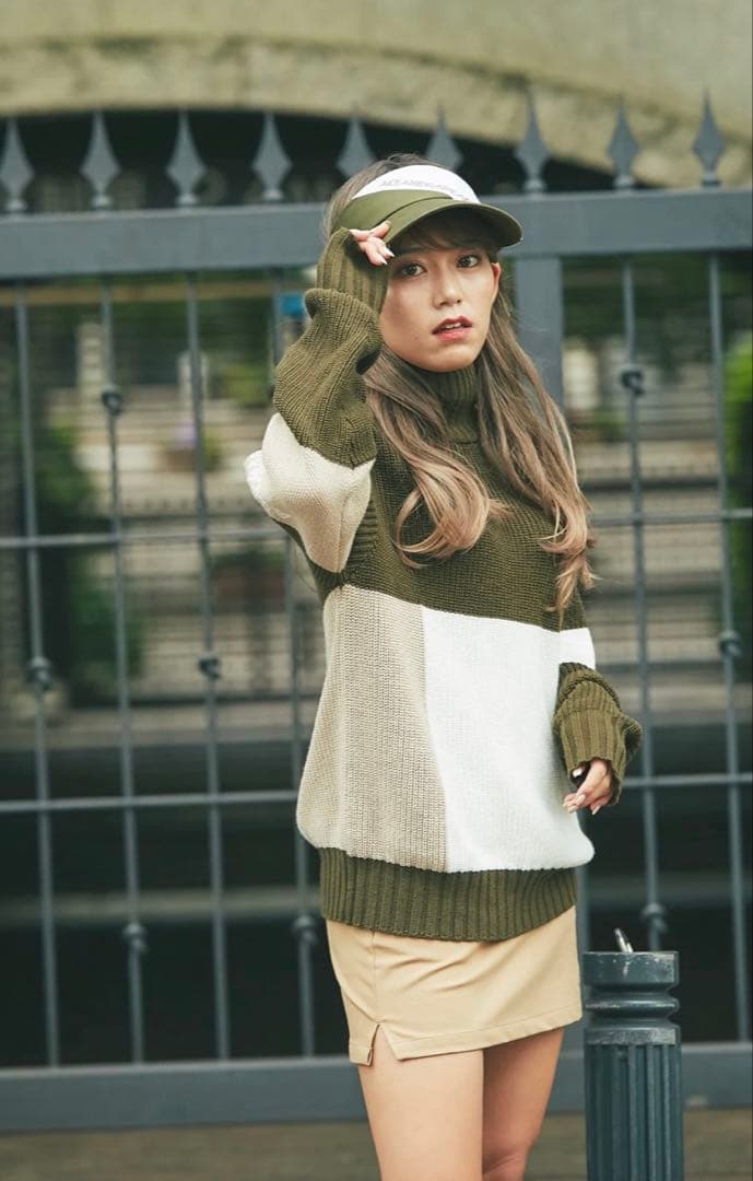 エースアンドレア　オーバーニット　ゴルフウェア