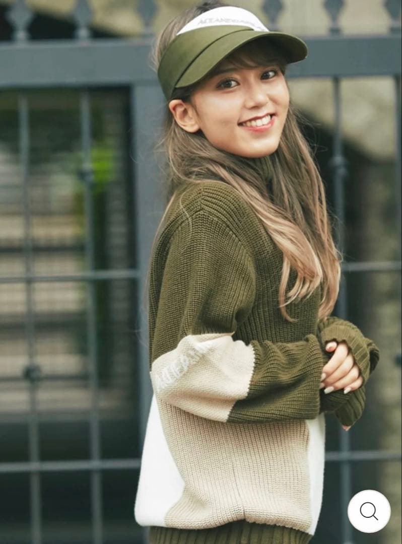 エースアンドレア　オーバーニット　ゴルフウェア