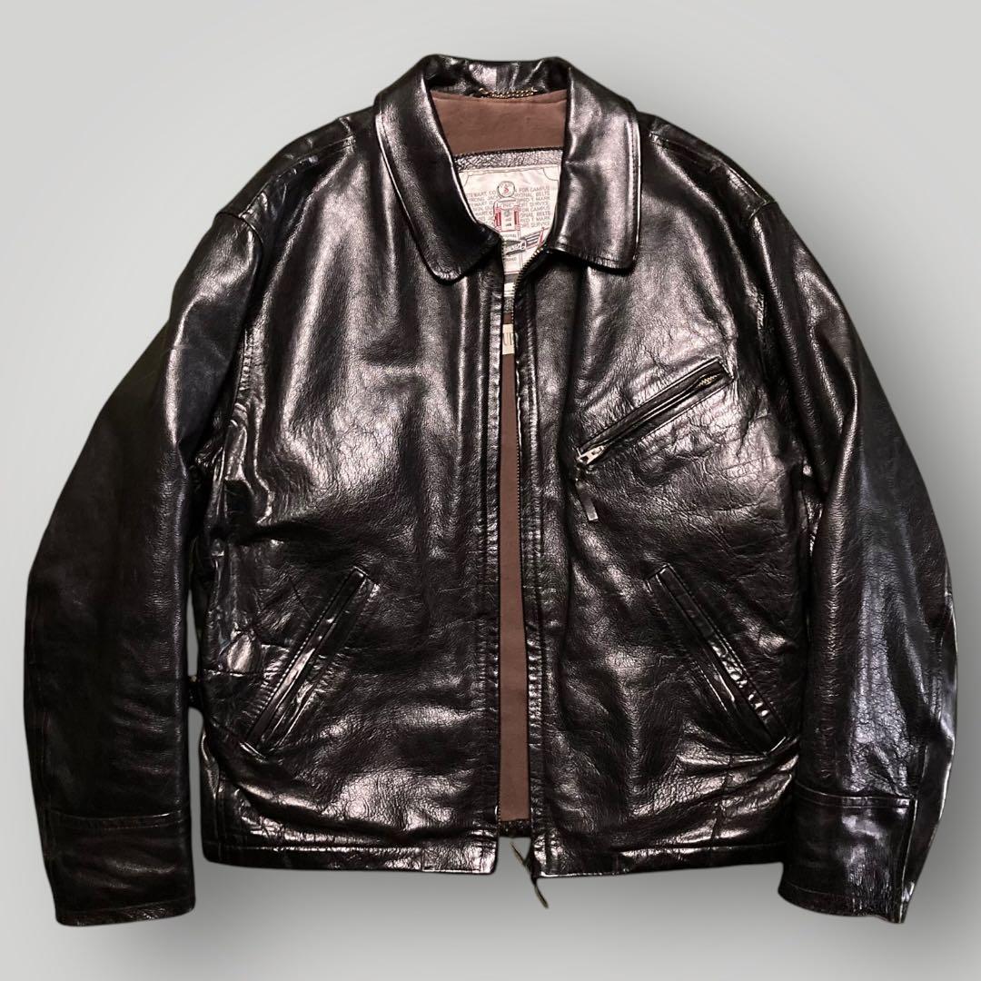 STEWARTスチュワート シングルライダース バッファローXLブラック黒 茶芯