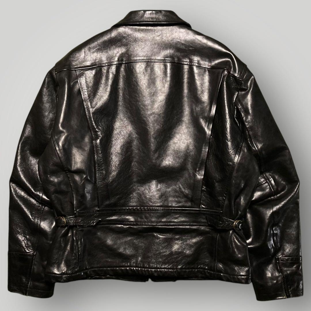 STEWARTスチュワート シングルライダース バッファローXLブラック黒 茶芯