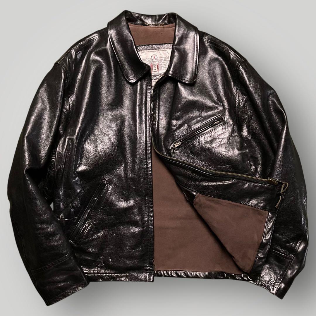 STEWARTスチュワート シングルライダース バッファローXLブラック黒 茶芯