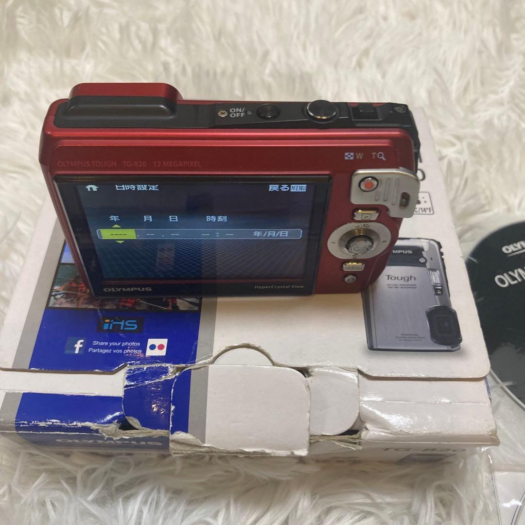 【防水】OLYMPUS オリンパス TOUGH TG-820 防水 レッド