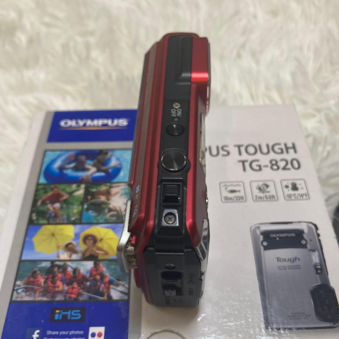 【防水】OLYMPUS オリンパス TOUGH TG-820 防水 レッド