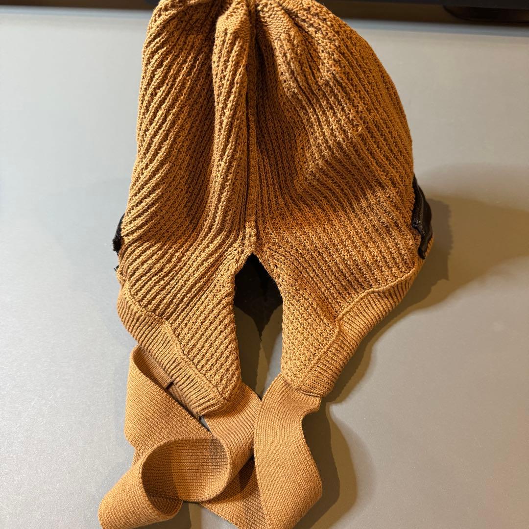 BAREN ニット帽 ボンネット モカ ホワイト 2色 セット