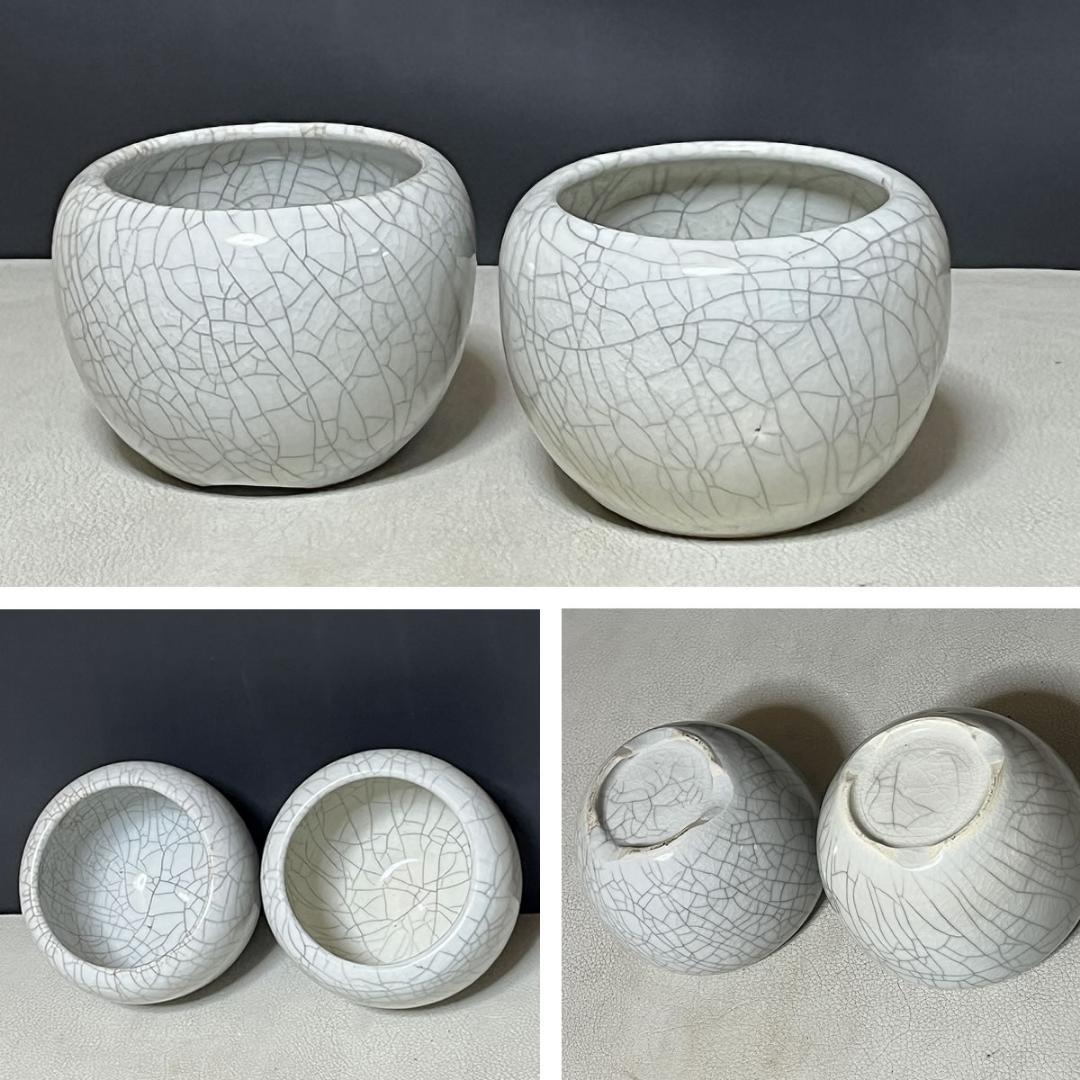 莨盆 一対 黒 蝋色 木箱入り 時代 木製 漆塗 煙草盆 火入 灰吹 k3614