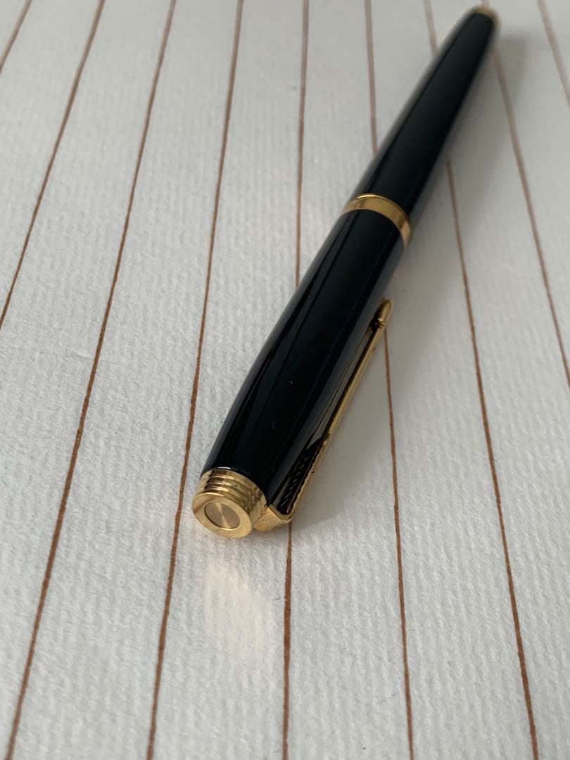 パーカー75 ブラック 14Kペン先 万年筆 ケース付き