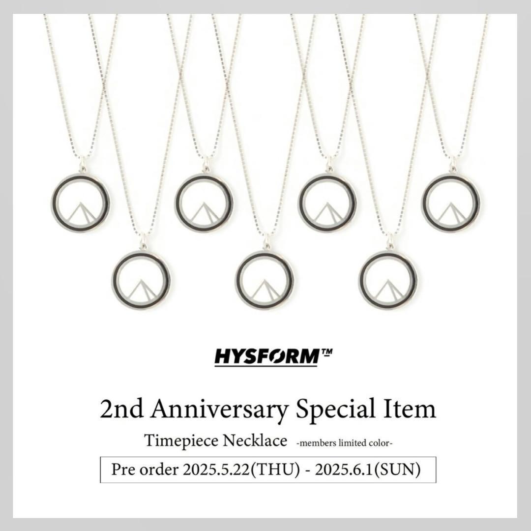 HYSFORM ネックレス 白 受注生産 ハイスフォーム