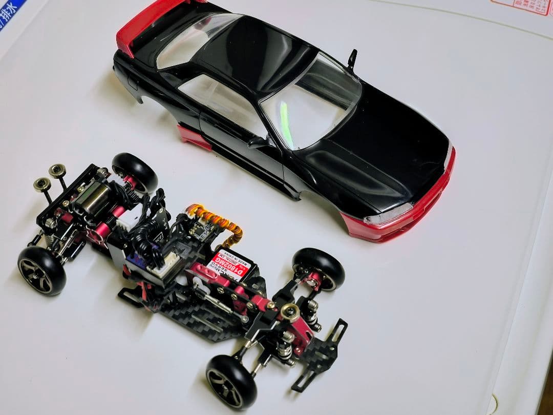 ドリラジ シャーシボディーセットGTR32 即ドリ