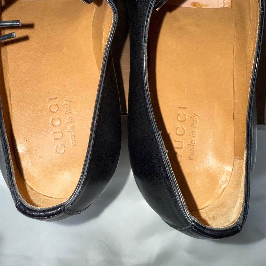 極美品 GUCCI レースアップシューズ 43 ビジネスシューズ 大きいサイズ