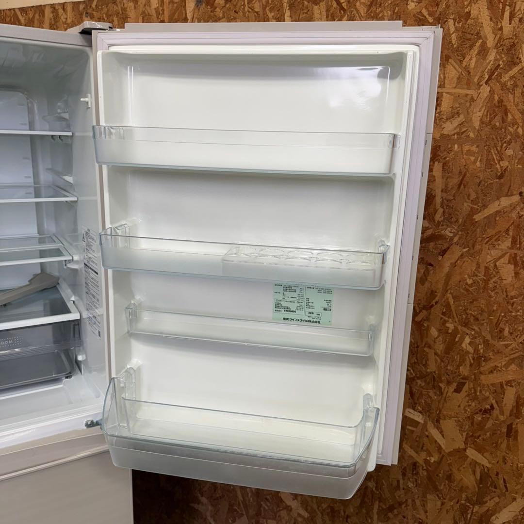 326★2019年製★東芝　冷蔵庫　大型　3ドア　自動製氷　ガラス扉　300L