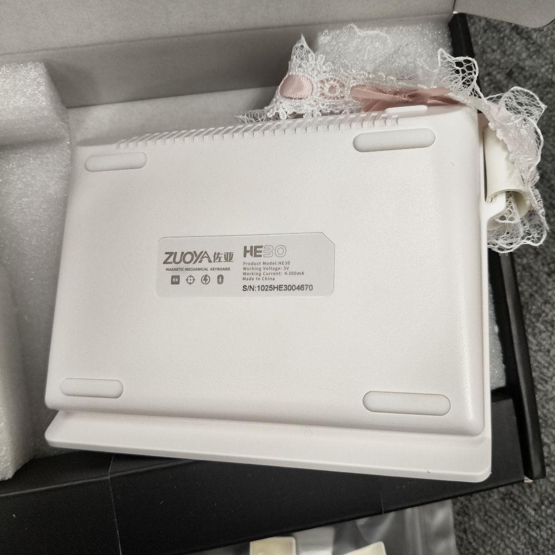 ZUOYA HE30 ラピッドトリガー 左手片手ゲーミングキーボード