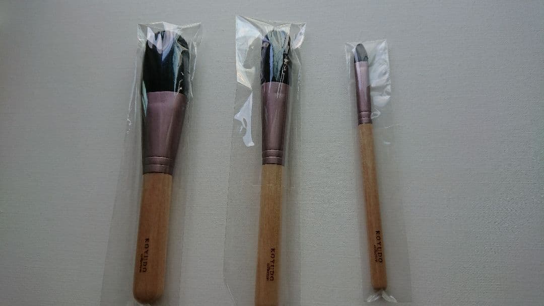 熊野筆  化粧筆3本セット 「凛」