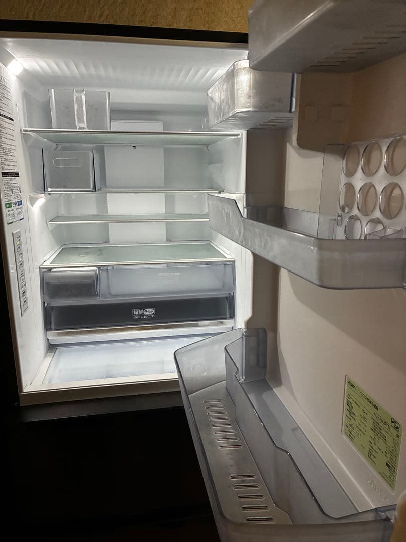 AQUA ノンフロン冷凍冷蔵庫AQR-V43P(T)