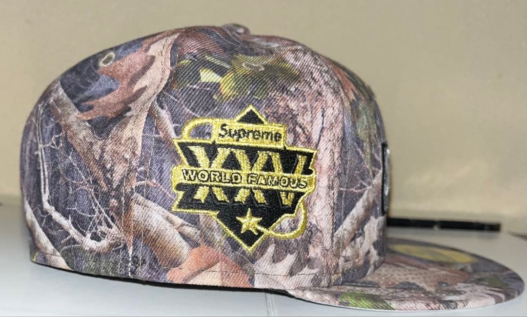 Supreme 迷彩 Box Logo New Era 7 1/8希少サイズ