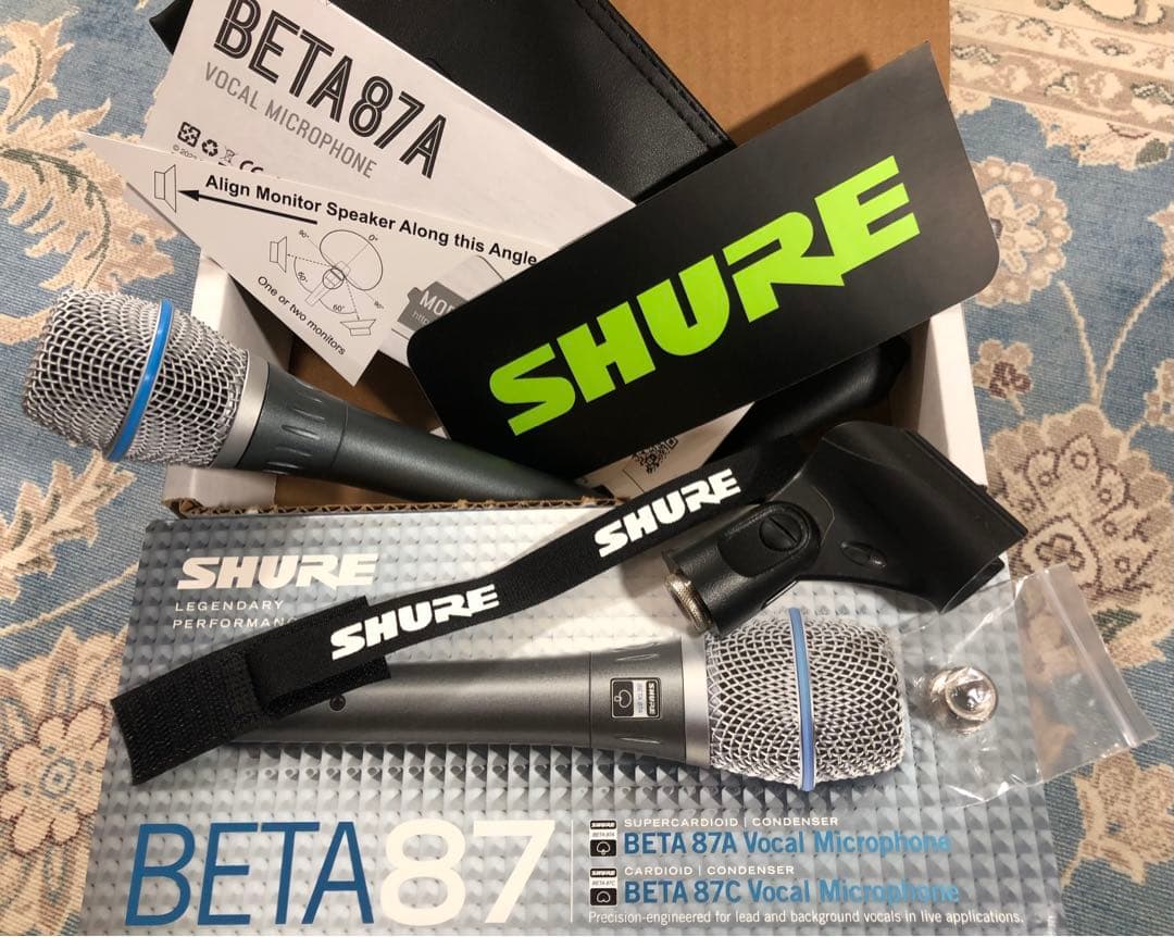 SHURE BETA87A ボーカルマイク 国内正規品